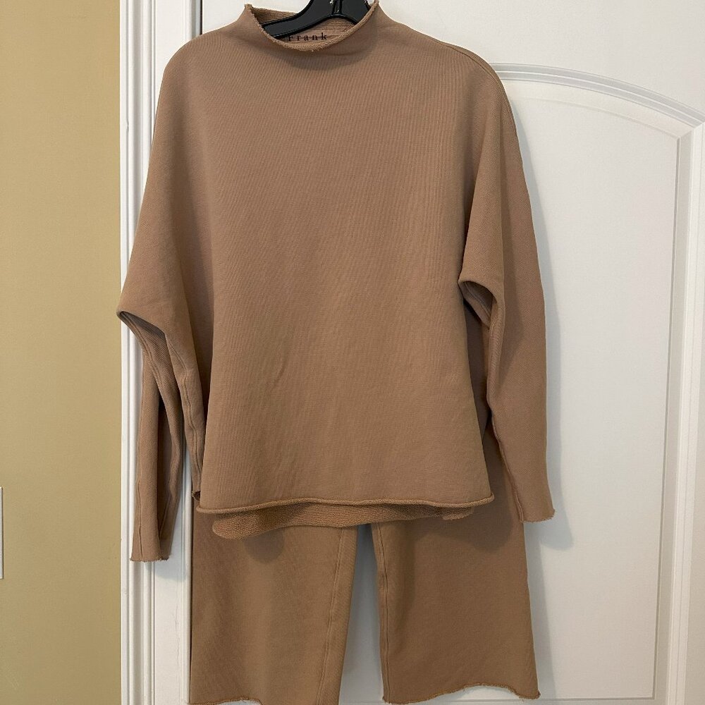 FRANK & EILEEN Aspen Travel Set Camel, Sz XS